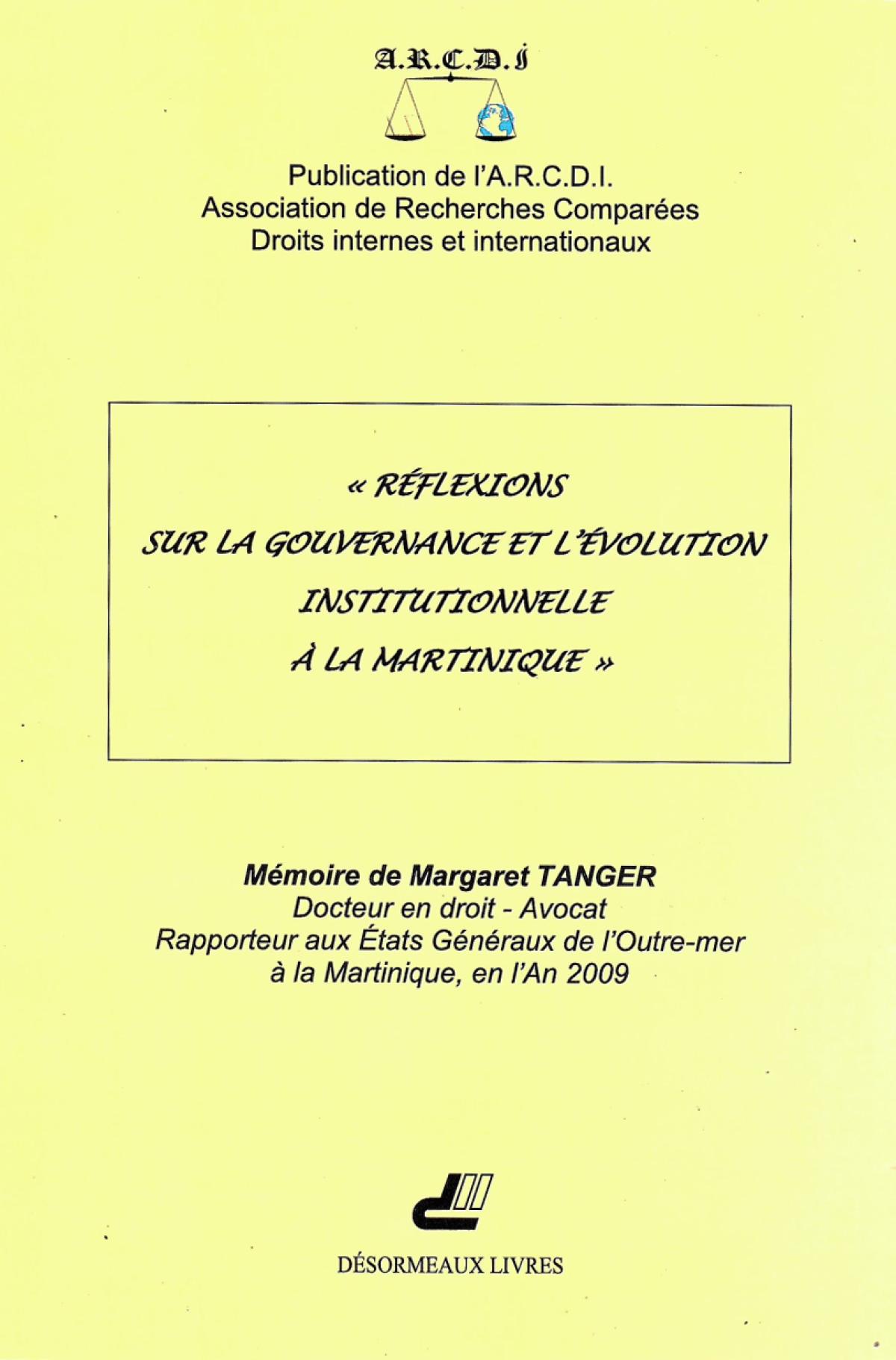 Réflexions Sur La Gouvernance Et Lévolution Institutionnelle à La